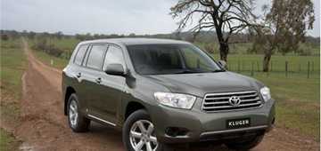 2011 TOYOTA KLUGER 4D WAGON KX-R 5 SEAT
