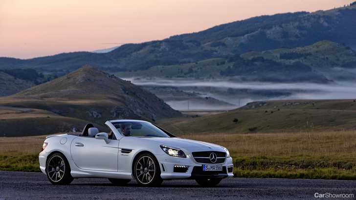 2011 MERCEDES-BENZ SLK 2D CONVERTIBLE 55 AMG