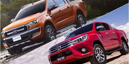 2016 Ford Ranger Wildtrak vs 2016 Toyota HiLux SR5