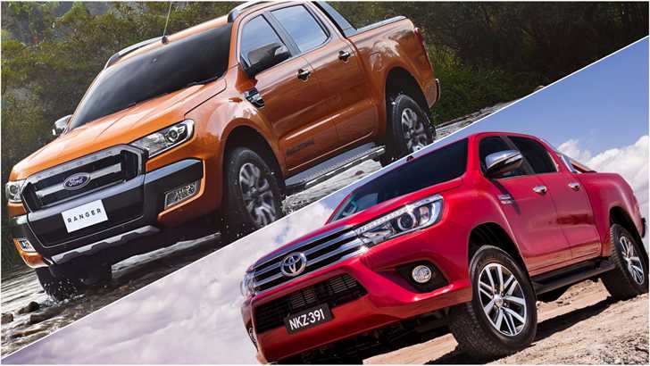 2016 Ford Ranger Wildtrak vs 2016 Toyota HiLux SR5