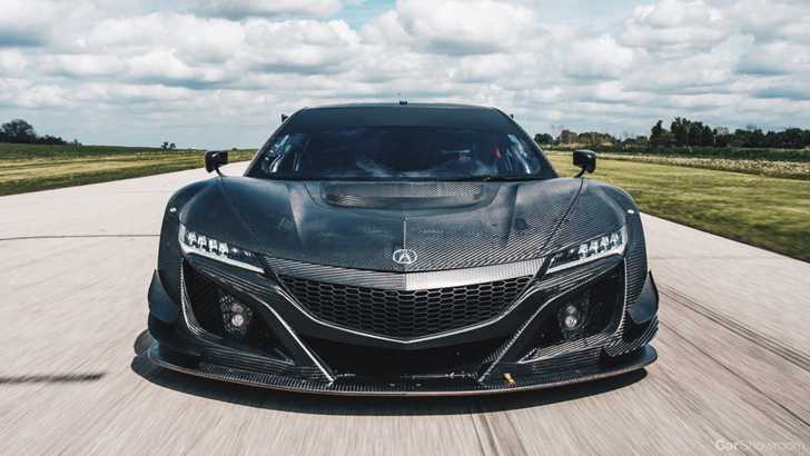 Honda’s Menacing NSX GT3 Racer Spied In Bare Carbon Fibre