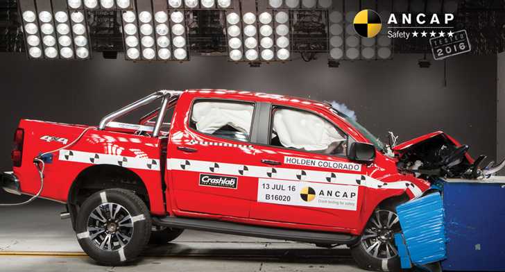 ANCAP Hands Updated Holden Colorado 5-Stars