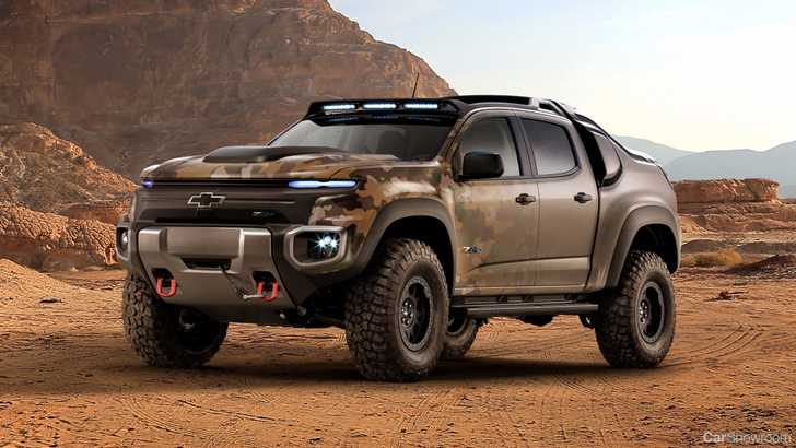 2016 Chevrolet Colorado ZH2 Fuel Cell Military Vehicle