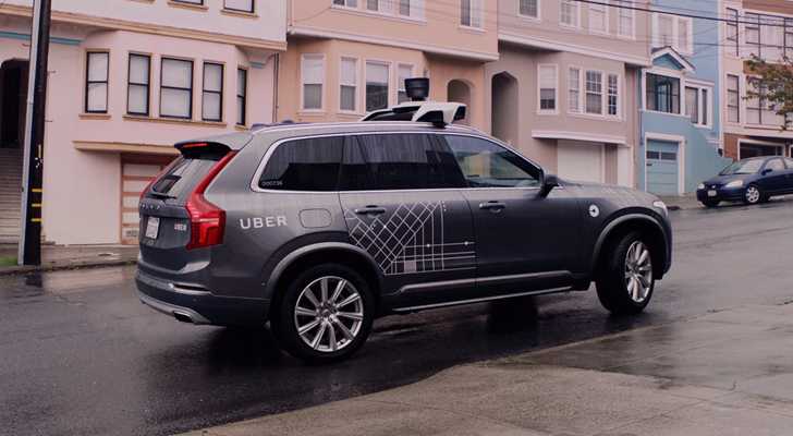 2016 Volvo XC90 - Uber Autonomous San Francisco
