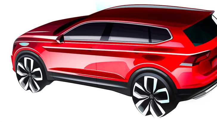 Volkswagen Teases Tiguan Allspace