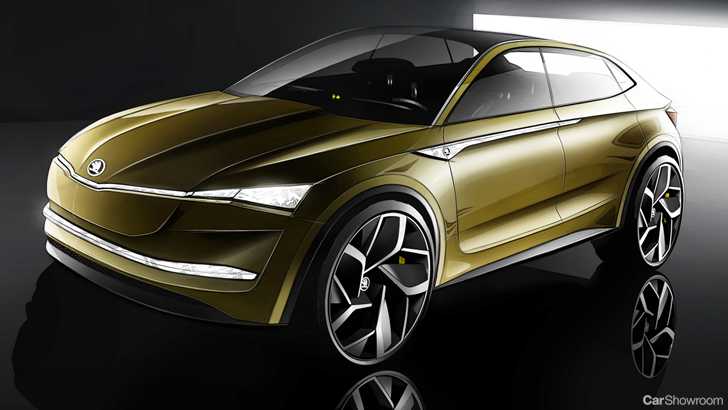 Skoda Vision E Teaser