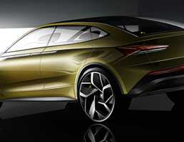 Skoda Vision E Teaser