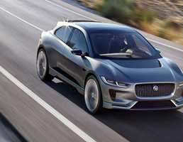 Jaguar I-Pace Potters Sneakily Around Monaco