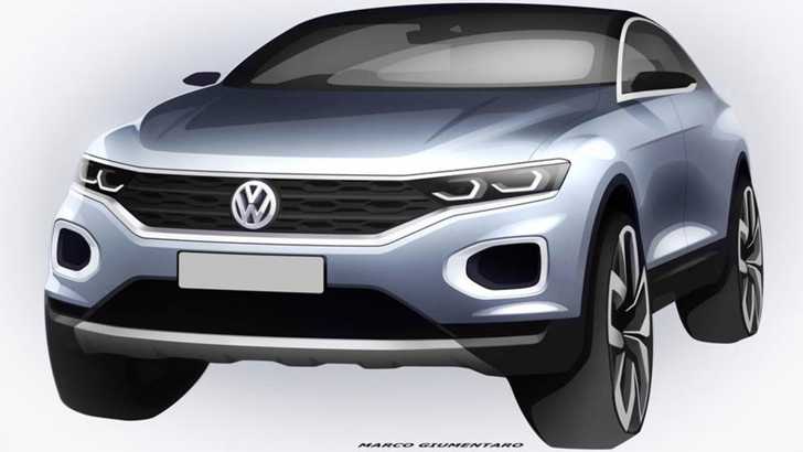 2018 Volkswagen T-Roc Sketch Reveals Some Details