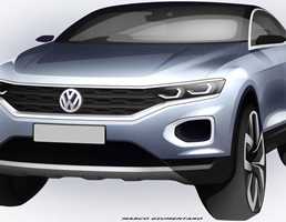 2018 Volkswagen T-Roc Sketch Reveals Some Details