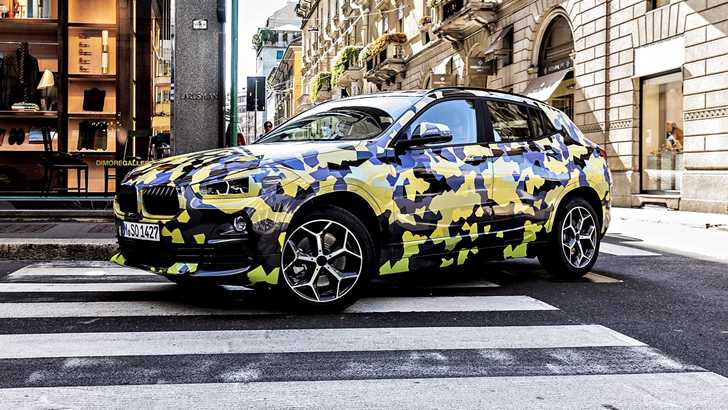 2018 BMW X2 Prototype Digital Camouflage - Milan