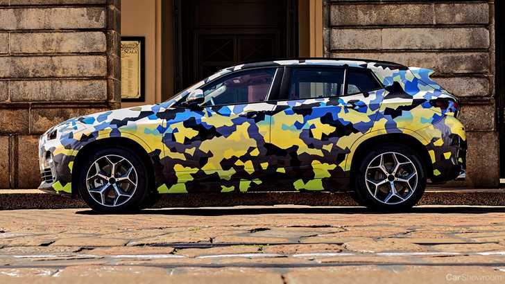 2018 BMW X2 Prototype Digital Camouflage - Milan