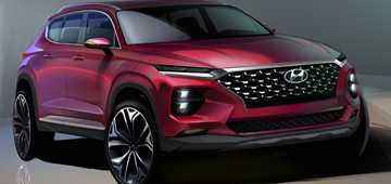2018 Hyundai Santa Fe – Sketches