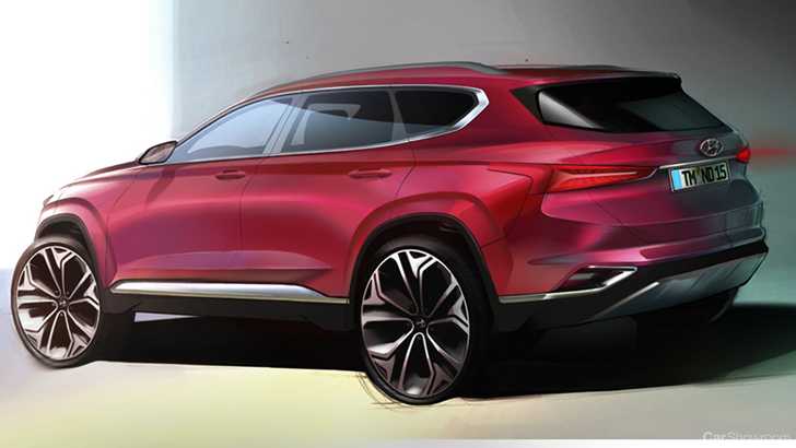 2018 Hyundai Santa Fe – Sketches