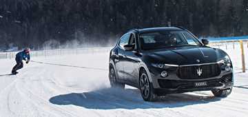 Maserati Levante S Pulls Snowboarder To Record Speeds – Gallery