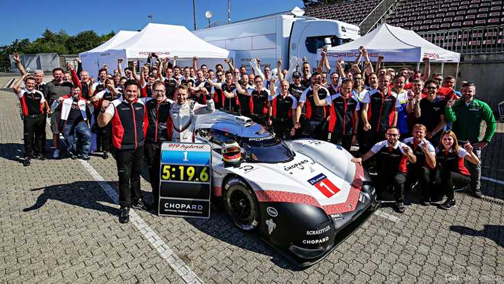 Porsche 919 Hybrid Evo Crushes Nurburgring All-Time Record
