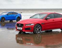Jaguar Project 8, XE 300 Sport Go On A Beach Assault