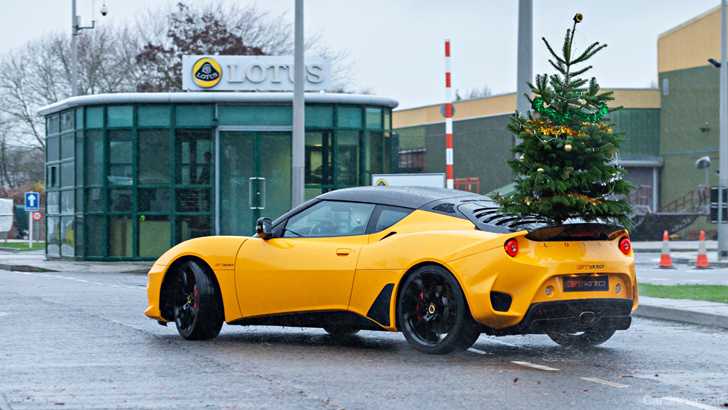 Lotus Takes Their Christmas Tree Drifting Around Hethel – Gallery