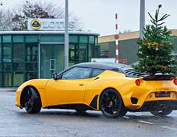 Lotus Takes Their Christmas Tree Drifting Around Hethel – Video