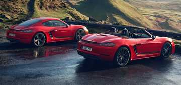 2019 Porsche 718 Boxster T & 718 Cayman T