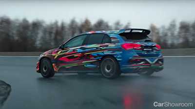 Mercedes-AMG Teases A Very Sideways A 45 For The Holidays