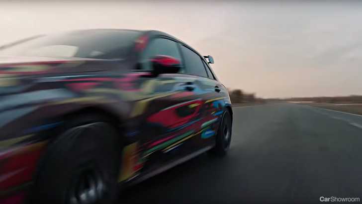 Mercedes-AMG Teases A Very Sideways A 45 For The Holidays