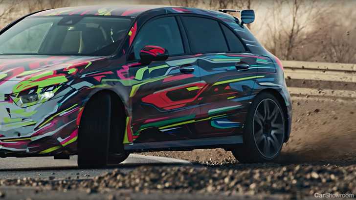 Mercedes-AMG Teases A Very Sideways A 45 For The Holidays