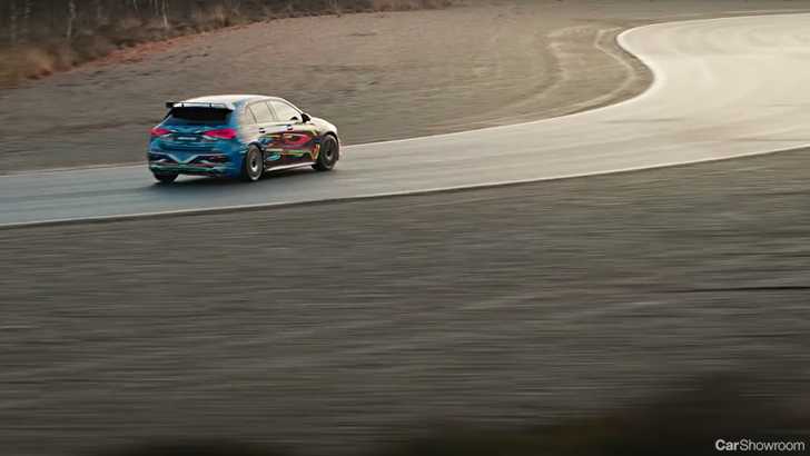 Mercedes-AMG Teases A Very Sideways A 45 For The Holidays