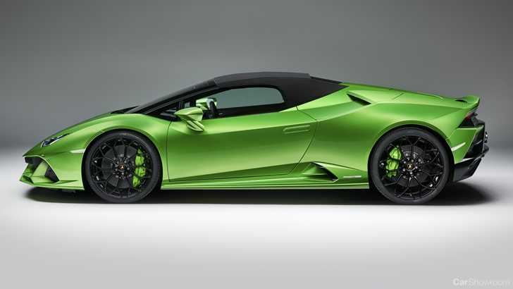 Lamborghini Reveals A Very Green Huracan Evo Spyder For 2019