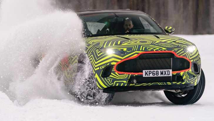 Aston Martin DBX Filmed Playing In Swedish Snow – Gallery