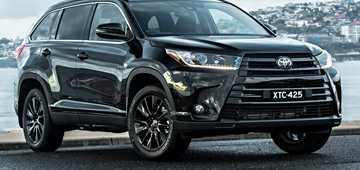 2019 Toyota Kluger Black Edition