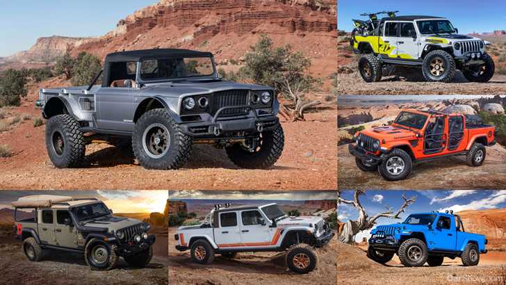 Jeep Brings 6 Concept Utes To Moab Easter Safari – Gallery