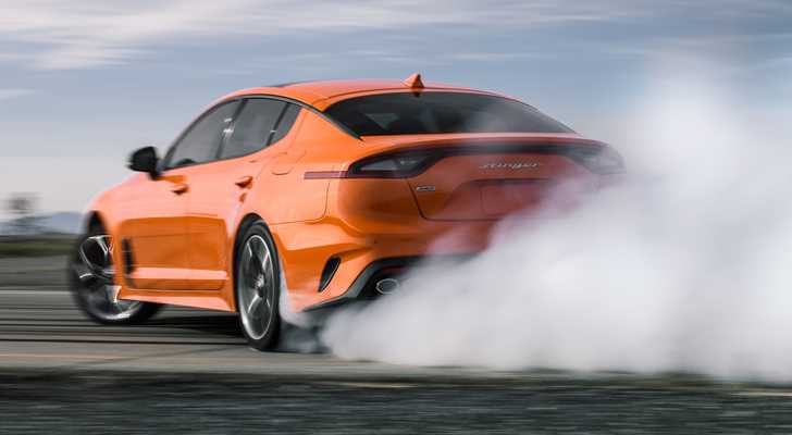 Kia’s Very Orange Stinger GTS Adds All-Wheel Drive, Carbon Bits