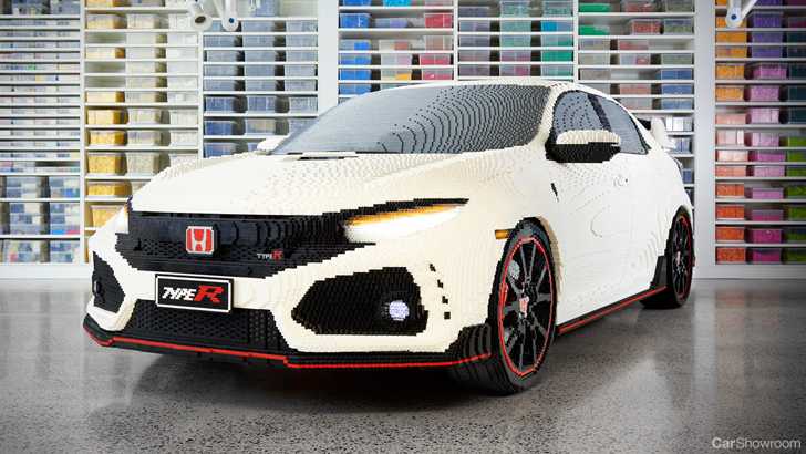 Honda Civic Type R Recreated As Life Size LEGO Model