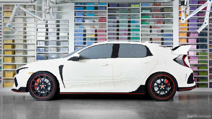 Honda Civic Type R Recreated As Life Size LEGO Model