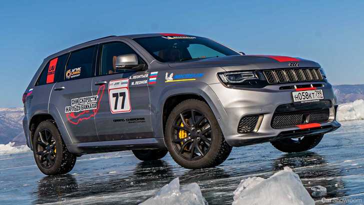 Jeep Grand Cherokee Trackhawk Sets SUV Ice Speed Record – Gallery