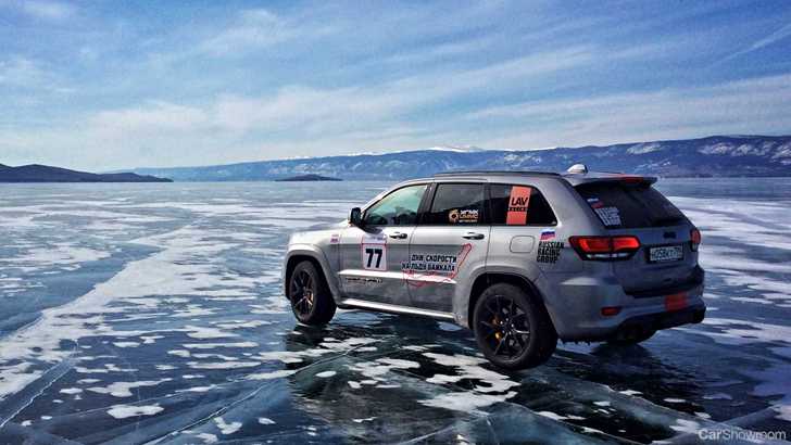 Jeep Grand Cherokee Trackhawk Sets SUV Ice Speed Record – Gallery