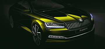 Skoda Teases Upcoming Superb Facelift – Gallery