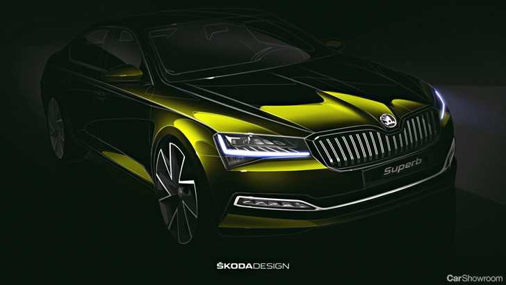 Skoda Teases Upcoming Superb Facelift – Gallery