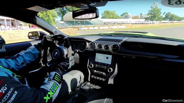 Ford’s Mean Green GT500 Shreds Rubber In Goodwood