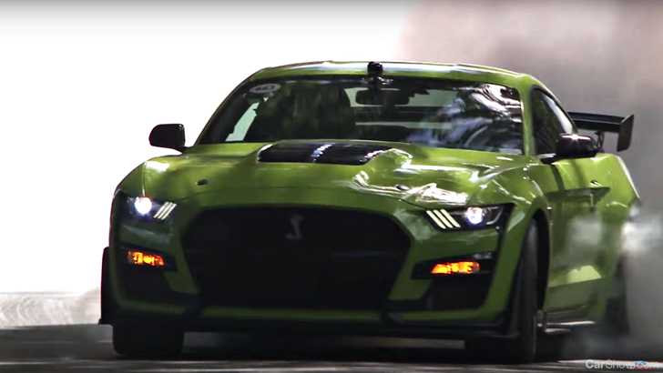 Ford’s Mean Green GT500 Shreds Rubber In Goodwood
