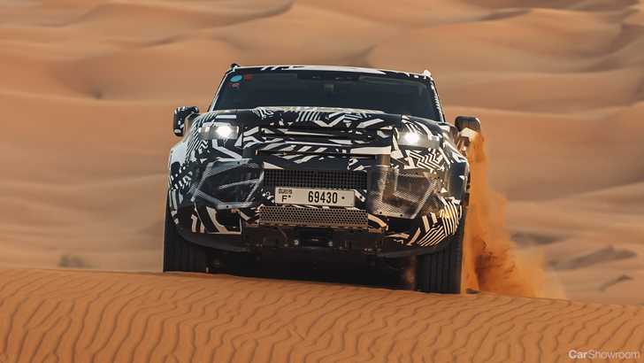 2020 Land Rover Defender Desert Shakedown With Red Cross