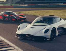Aston Martin Valkyrie and Valhalla take flight