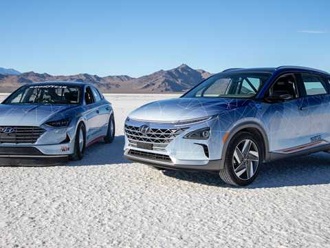 Hyundai Guns For ‘Eco’ Land Speed Record With Nexo and Sonata