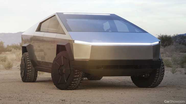 Tesla Unwraps The Sci-Fi Cybertruck In Los Angeles