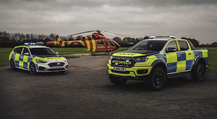 Ford Ranger Raptor and Focus ST Estate Might Join UK Police Force
