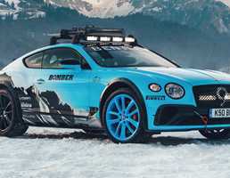 Bentley Continental GT Goes Ice Racing In Austria