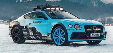 Bentley Continental GT Goes Ice Racing In Austria