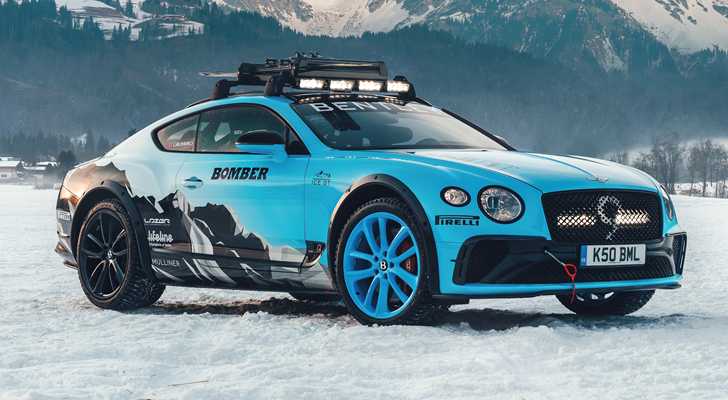 Bentley Continental GT Goes Ice Racing In Austria