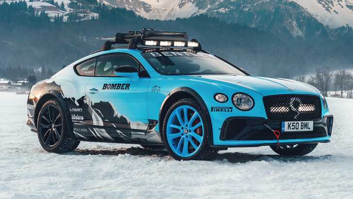 Bentley Continental GT Goes Ice Racing In Austria